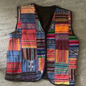 Hippie Style Patchwork Vest